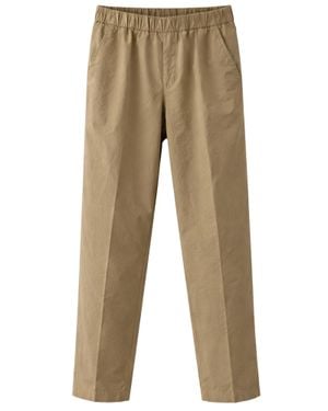 Pomandère Cotton Chino Pants - Natural