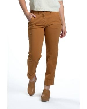 Mason's New York Carrot Chino Pants - Brown