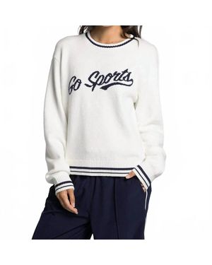 Thread & Supply Go Sports Sweater - White