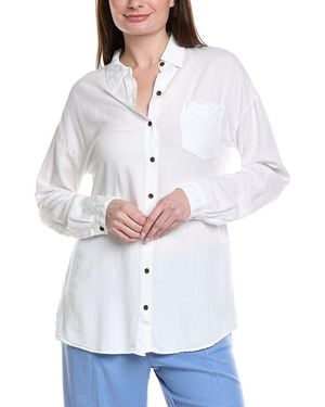 XCVI Dusten Button-Up Top - White