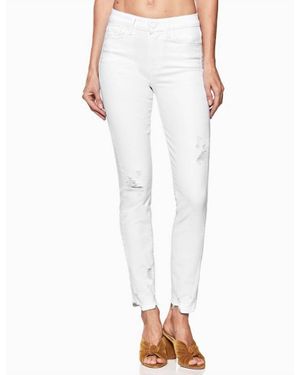 PAIGE Hoxton Ankle Jeans - White