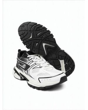 DIESEL Dynamic Sport Sneakers With Textured Sole - Black