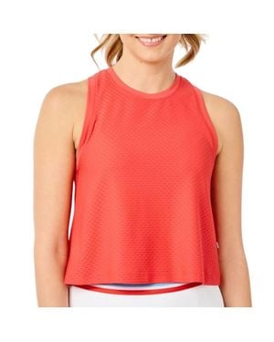 Addison Bay Active Mesh Every Other Day Tank Top - Red