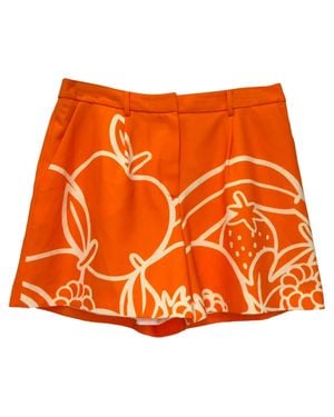 Moschino Boutique Fruit-Print Shorts - Orange