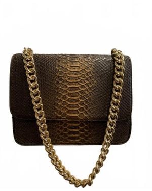 Berge' Dune Chain Handbag - Black
