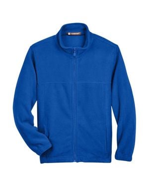 Harriton Youth Full-Zip Fleece - Blue