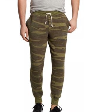 Alternative Apparel Eco-Fleece Dodgeball Pants - Green
