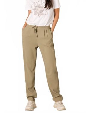 YEST Fatima Pleated Trouser - Natural