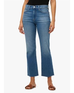 Joe's Jeans Callie Cropped Bootcut Raw Hem - Blue