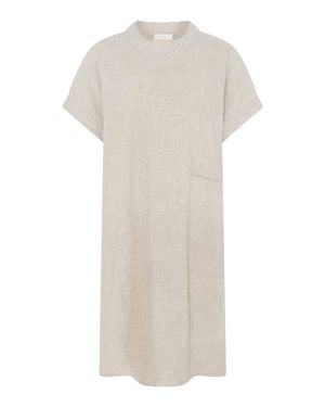 Noen Regular Midi Dress - White