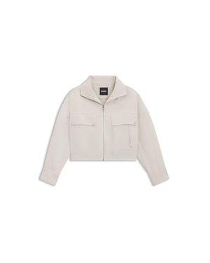 BOSS Relaxed-Fit Blazer - White