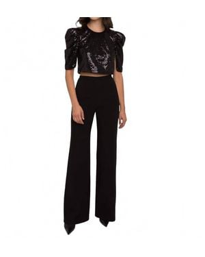 Black Halo Tressa Two Piece Jumpsuit - Black