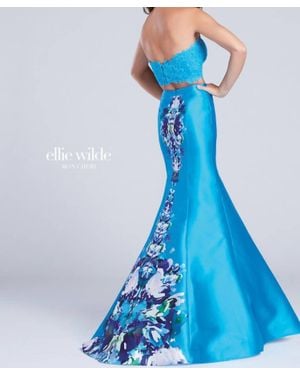 Ellie Wilde Mikado Dress - Blue