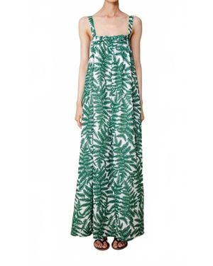 Du Paradis Mimosa Maxi Dress - Green