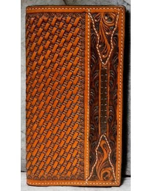 Twisted X Leather Rodeo Wallet - Brown