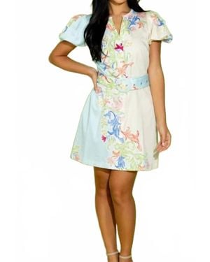 Alden Adair Blakely Dress - Blue