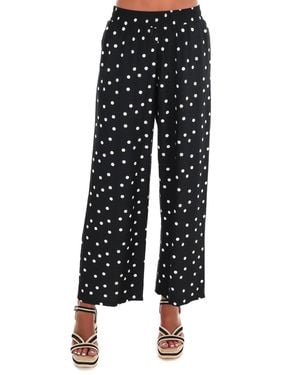 She + Sky Sweet Talk Polka Dot Pants - Black