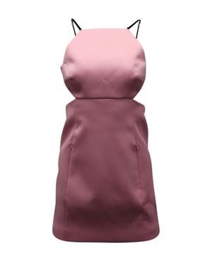 Alexander Wang Cutout Mini Dress With Charms - Purple