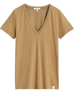 Rag & Bone The Slub Vee, Khaki - Natural