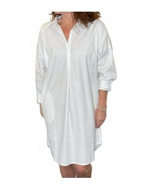 Caryn Lawn Preppy Dress - Gray