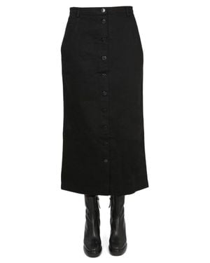 Raf Simons Midi Skirt - Black