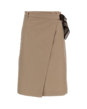 True Royal Martha Skirt - Brown
