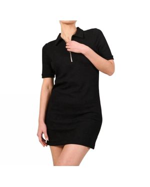 Lune Active Forest Polo Dress - Black