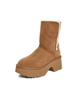 UGG Esmee 1171533-Che Boots Chestnut Suede Platform Mid-Calf Zogg3642 - Brown