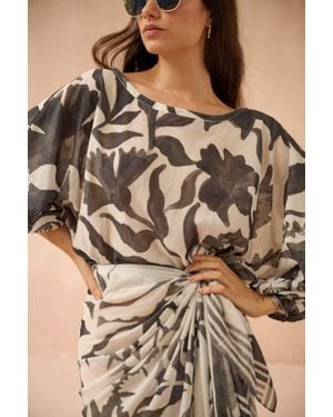 Omika Verde Blouse - Brown