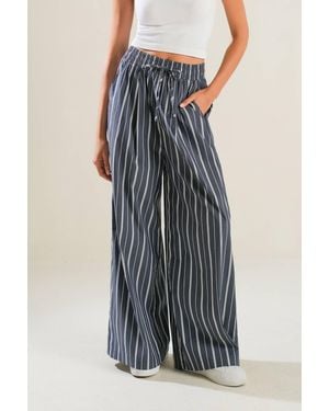 TRUEDAMES Behind The Grin Woven Pants - Gray