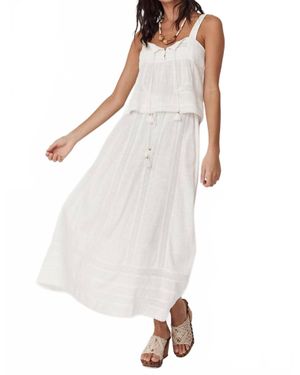 Spell Serendipity Lace Skirt - White