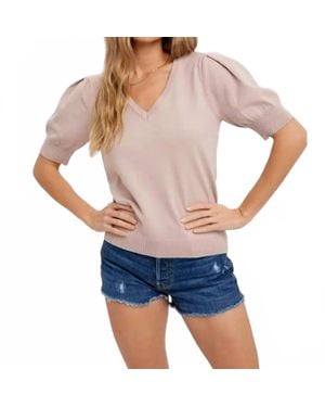 Bluivy Essential V Neck Pullover - Blue