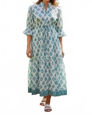 Victoria Dunn Low Country Maxi Dress - Blue