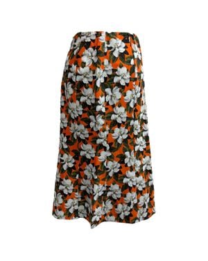 Alice + Olivia AlIce + Olivia Stephine MiDi Skirt - Black