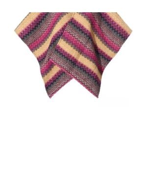Missoni Mantella Reversible Cape With Pockets - Purple