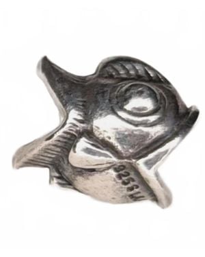 Trollbeads Neither Fish Nor Bird Bead Charm - Gray