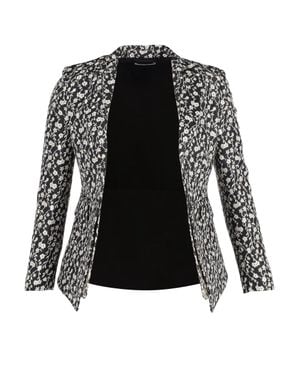 Altuzarra Parthia Floral Jacquard Jacket - Black