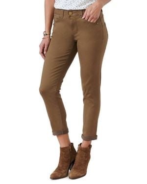 Democracy Ginger Snap Ankle Skimmer Pants - Natural