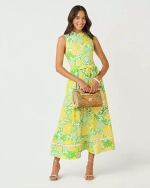 Lilly Pulitzer Colman Midi Dress - Yellow