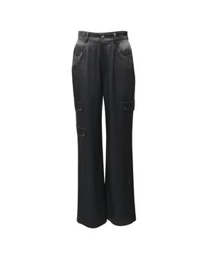 Nanushka Wide-Leg Cargo Pants - Black