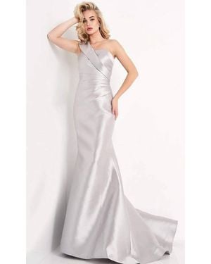 Jovani Mermaid Prom Dress - Gray