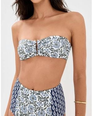 RHODE Mala Bikini Top - Blue