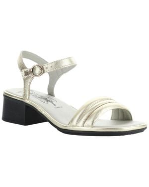 Fly London Eiva Leather Sandal - Metallic