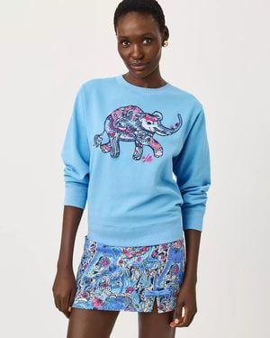 Lilly Pulitzer Upf 50+ Luxletic Meena Bow Skort - Blue