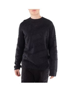 A_COLD_WALL* A Cold Wall Woolen Frontage Sweater - Black