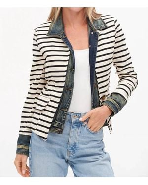 Six Fifty Veronica Mixed Media Blazer - Multicolor