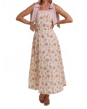 Bone Alisa Midi Dress - Natural