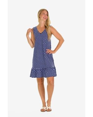 Duffield Lane The Layla Dress - Blue