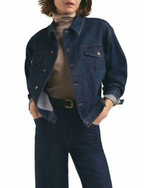FAVORITE DAUGHTER The Otto Boyfriend Jacket - Blue