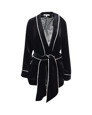 Ganni Rodier Velvet Jacket - Black